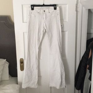 Articles of society white flare jeans
